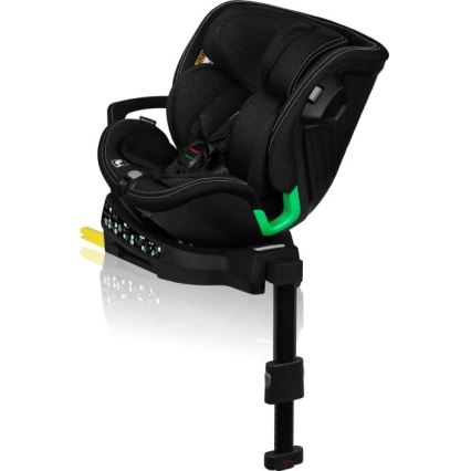 Lionelo - Kindersitz mit drehbarer Basis HARMONY i-Size 40-150 cm schwarz