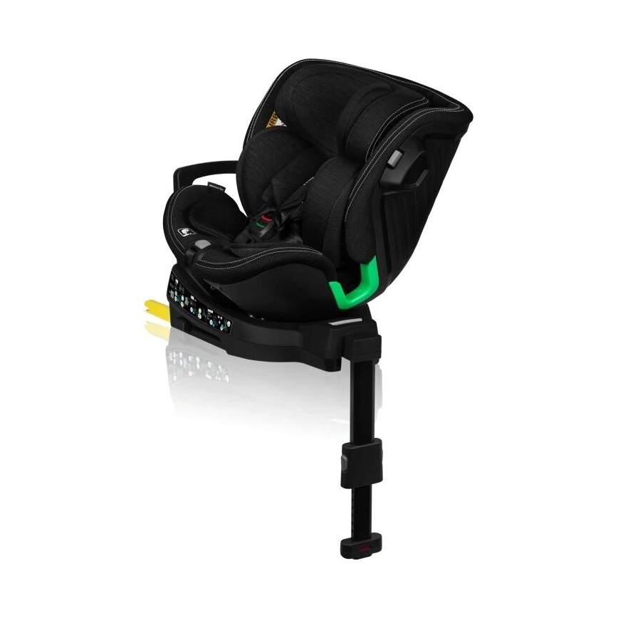 Lionelo - Kindersitz mit drehbarer Basis HARMONY i-Size 40-150 cm schwarz