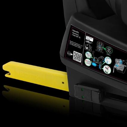 Lionelo - Kindersitz mit drehbarer Basis HARMONY i-Size 40-150 cm schwarz