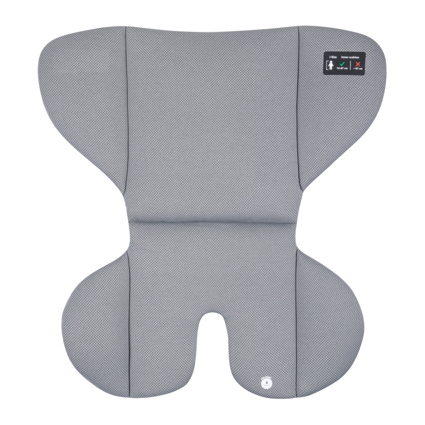 Lionelo - Kindersitz mit drehbarer Basis LAVENDER i-Size 76-150 cm Steingrau