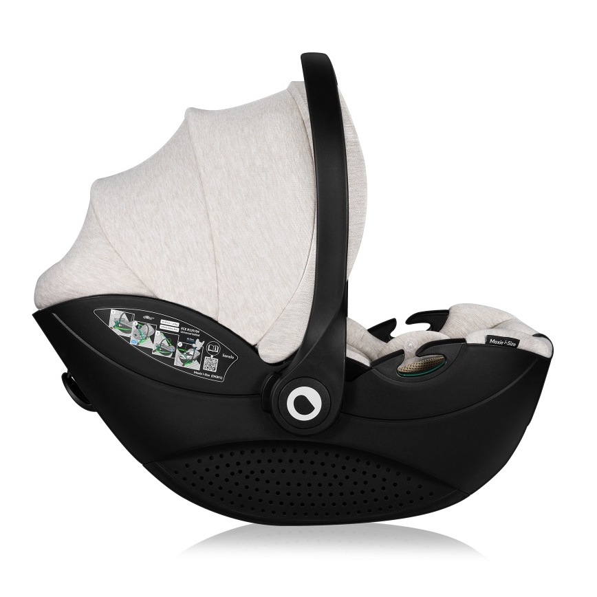 Lionelo - Kindersitz MOXIE i-Size 40-87 cm Sandbeige