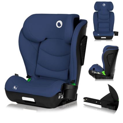 Lionelo - Kindersitz NEAL i-Size 100-150 cm Blau Navy