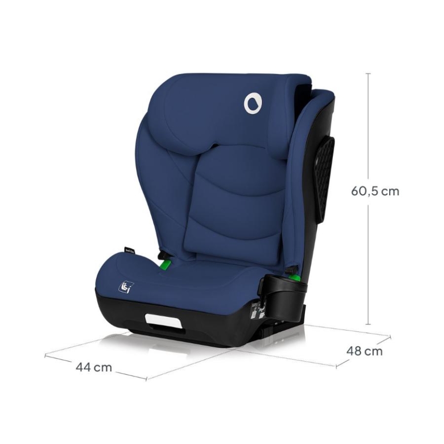 Lionelo - Kindersitz NEAL i-Size 100-150 cm Blau Navy