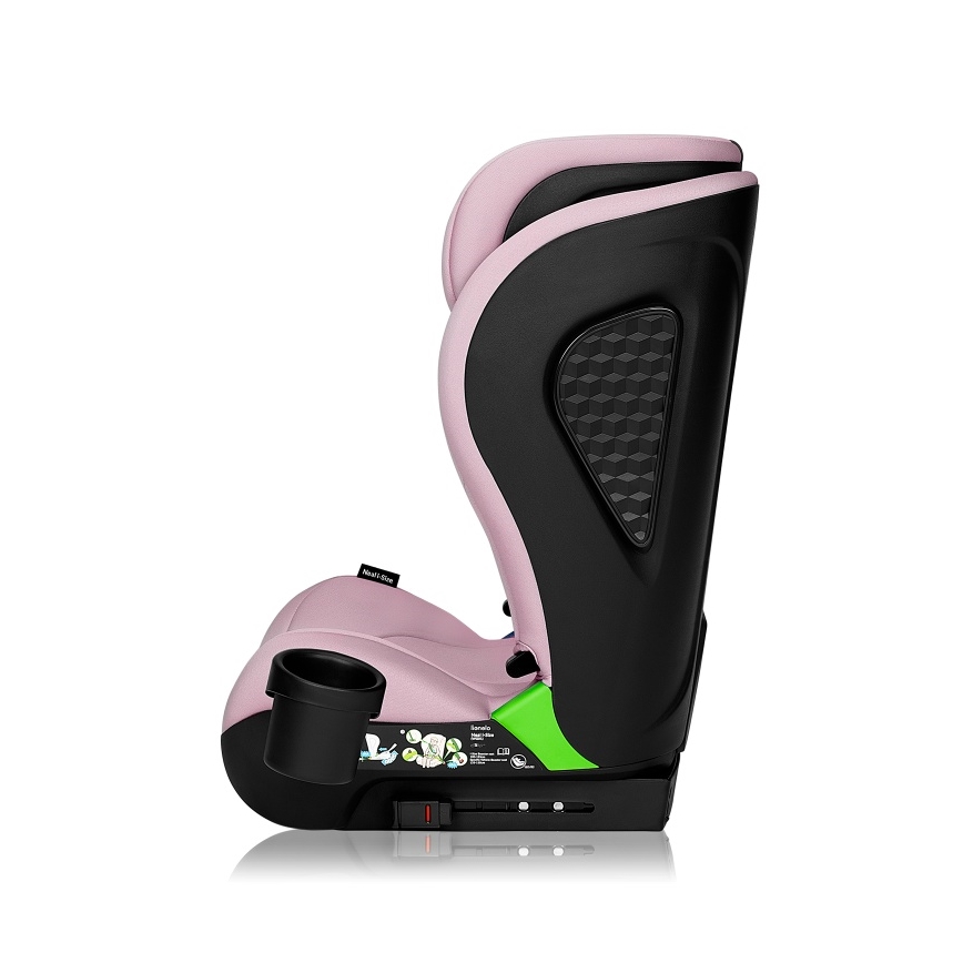 Lionelo - Kindersitz NEAL i-Size 100-150 cm Rosa-Flieder