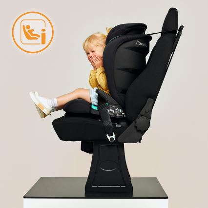 Lionelo - Kindersitz NEAL i-Size 100-150 cm Schwarz Onyx