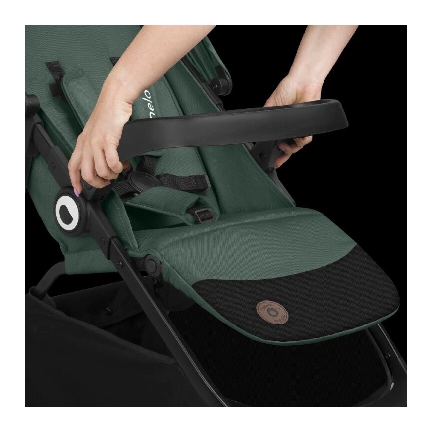 Lionelo - Kinderwagen EMMA ONE grün/schwarz