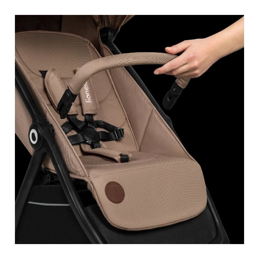Lionelo - Kinderwagen INGRID beige/schwarz