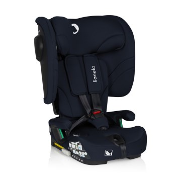 Lionelo - Klappbarer Kindersitz NELLY i-Size 76-150 cm Marineblau