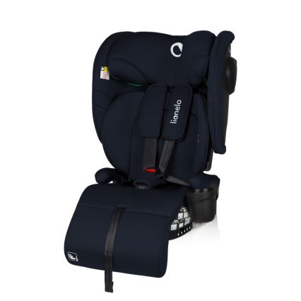 Lionelo - Klappbarer Kindersitz NELLY i-Size 76-150 cm Marineblau