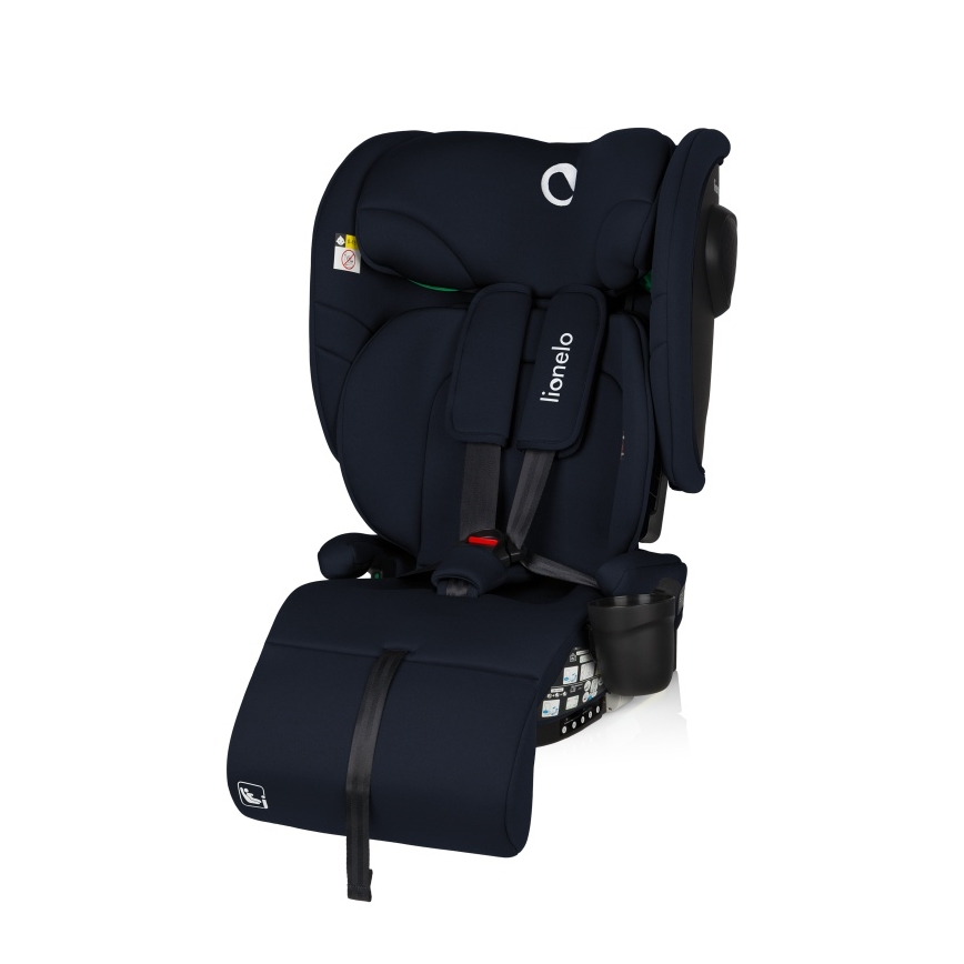 Lionelo - Klappbarer Kindersitz NELLY i-Size 76-150 cm Marineblau