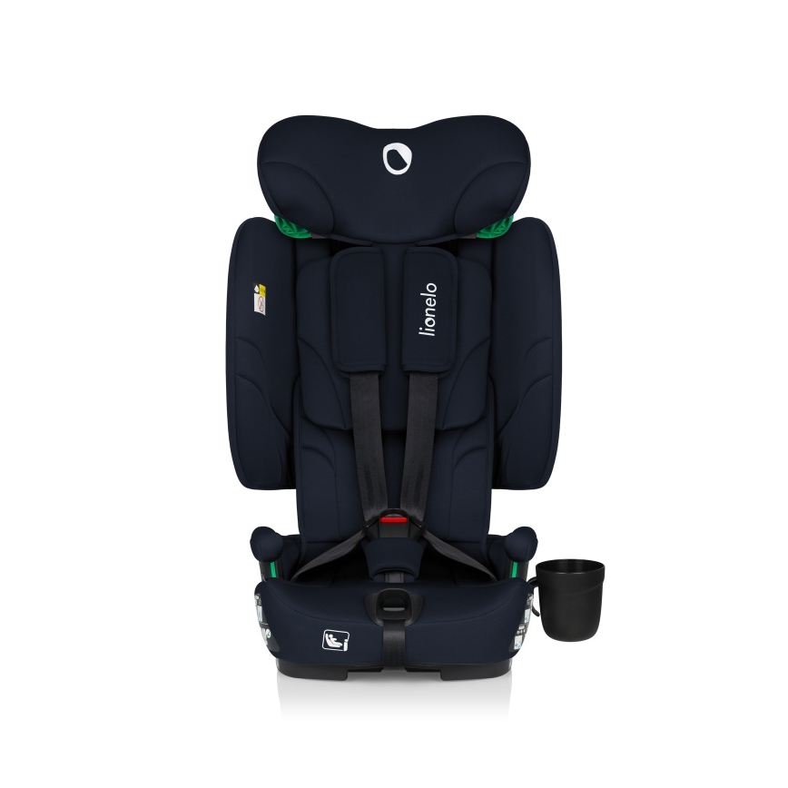 Lionelo - Klappbarer Kindersitz NELLY i-Size 76-150 cm Marineblau