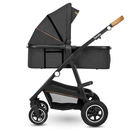 Lionelo - Kombi-Kinderwagen 2-in-1 AMBER Grau-Graphit