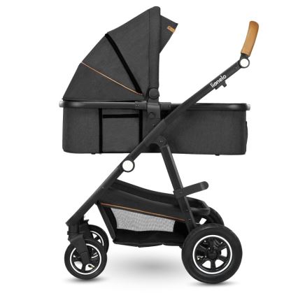 Lionelo - Kombi-Kinderwagen 2-in-1 AMBER Grau-Graphit