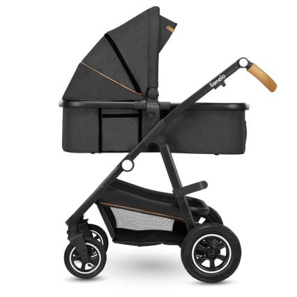 Lionelo - Kombi-Kinderwagen 2-in-1 AMBER Grau-Graphit