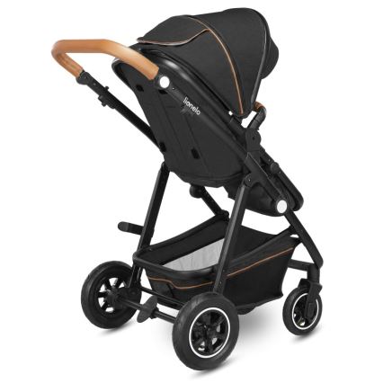 Lionelo - Kombi-Kinderwagen 2-in-1 AMBER Grau-Graphit