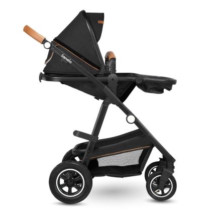 Lionelo - Kombi-Kinderwagen 2-in-1 AMBER Grau-Graphit