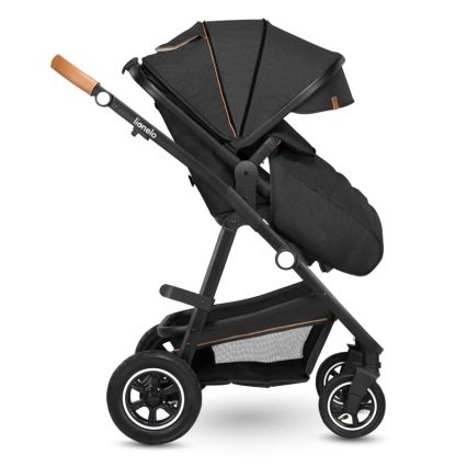 Lionelo - Kombi-Kinderwagen 2-in-1 AMBER Grau-Graphit