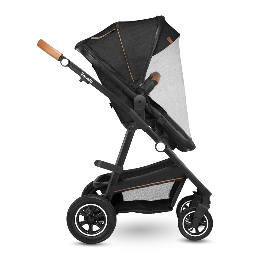 Lionelo - Kombi-Kinderwagen 2-in-1 AMBER Grau-Graphit