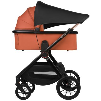 Lionelo - Kombi-Kinderwagen 2-in-1 LAYLA Braun Rost