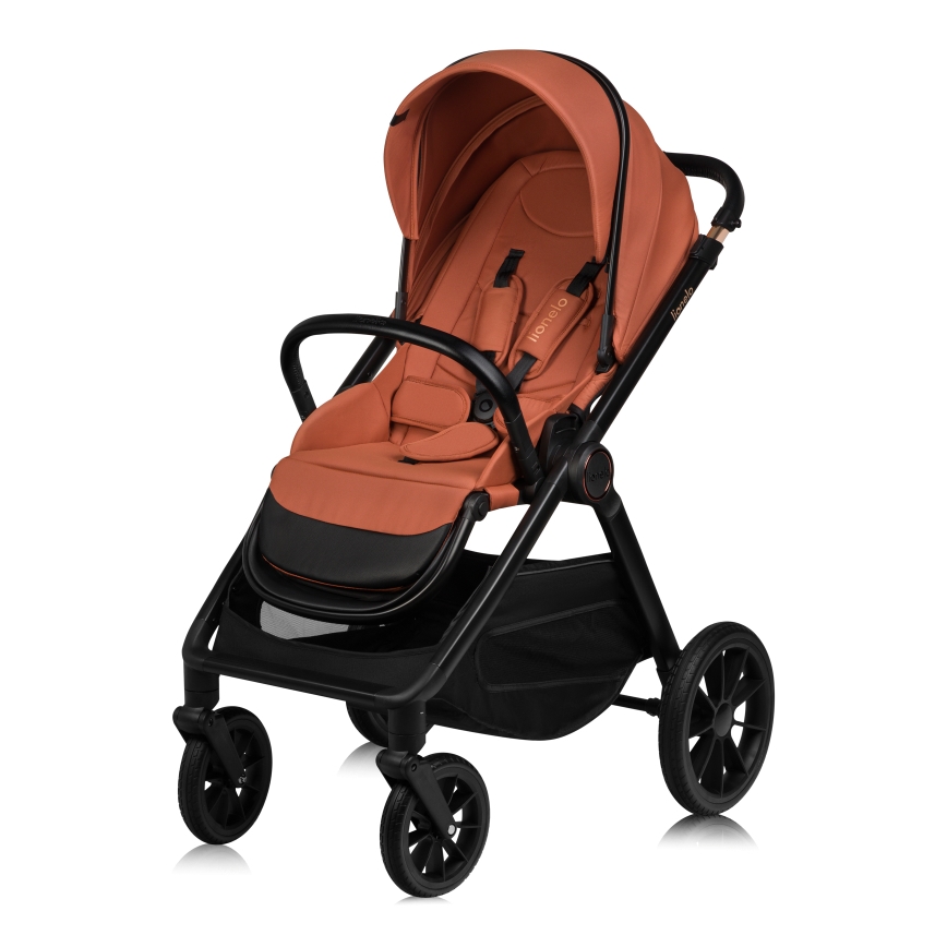 Lionelo - Kombi-Kinderwagen 2-in-1 LAYLA Braun Rost