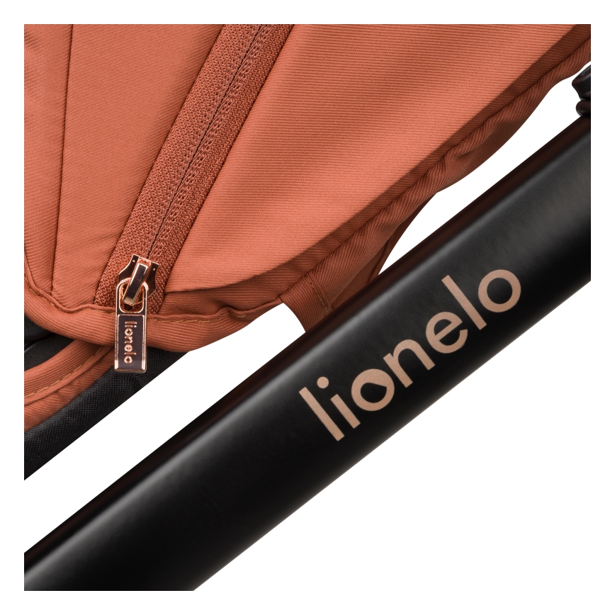 Lionelo - Kombi-Kinderwagen 2-in-1 LAYLA Braun Rost