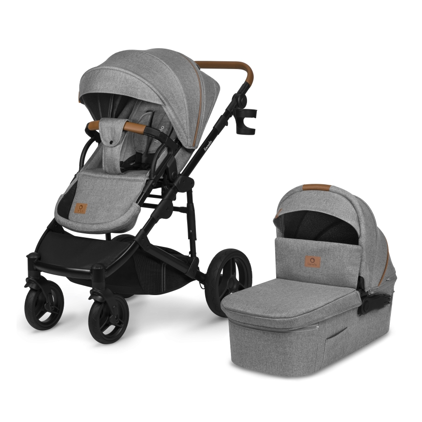 Lionelo - Kombi-Kinderwagen 2-in-1 MARI TOUR Steingrau