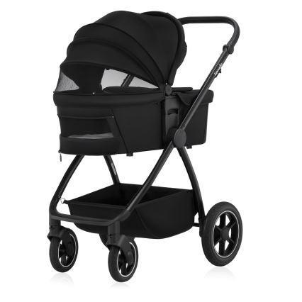 Lionelo - Kombi-Kinderwagen 2-in-1 MERIL Black Onyx