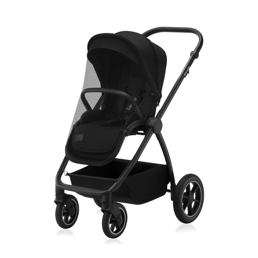 Lionelo - Kombi-Kinderwagen 2-in-1 MERIL Black Onyx