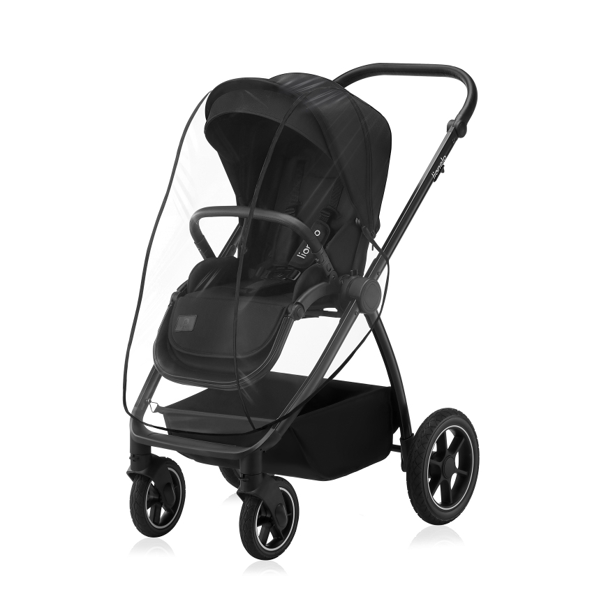 Lionelo - Kombi-Kinderwagen 2-in-1 MERIL Black Onyx