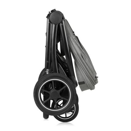 Lionelo - Kombi-Kinderwagen 2-in-1 MERIL Grey Stone