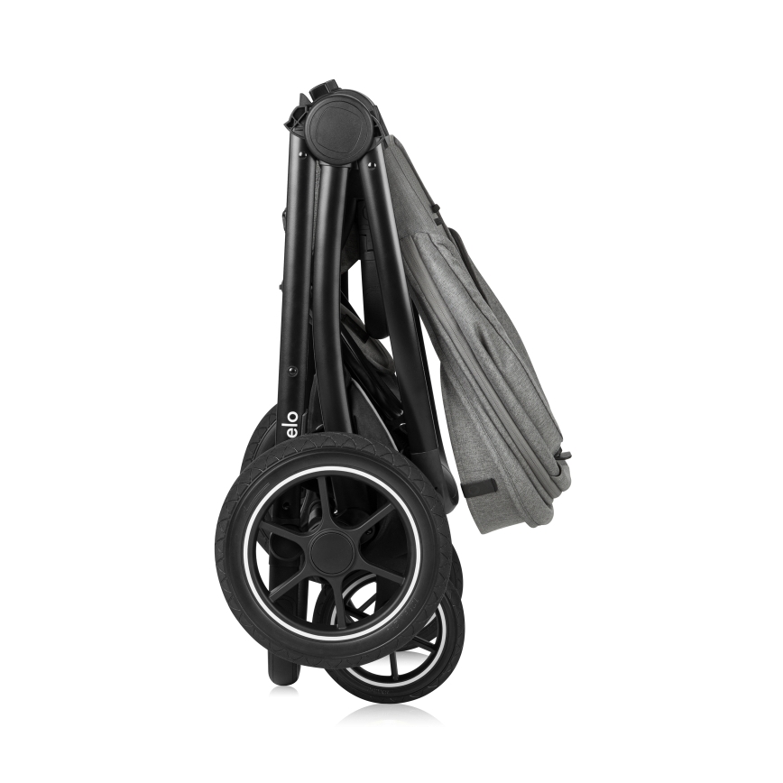 Lionelo - Kombi-Kinderwagen 2-in-1 MERIL Grey Stone