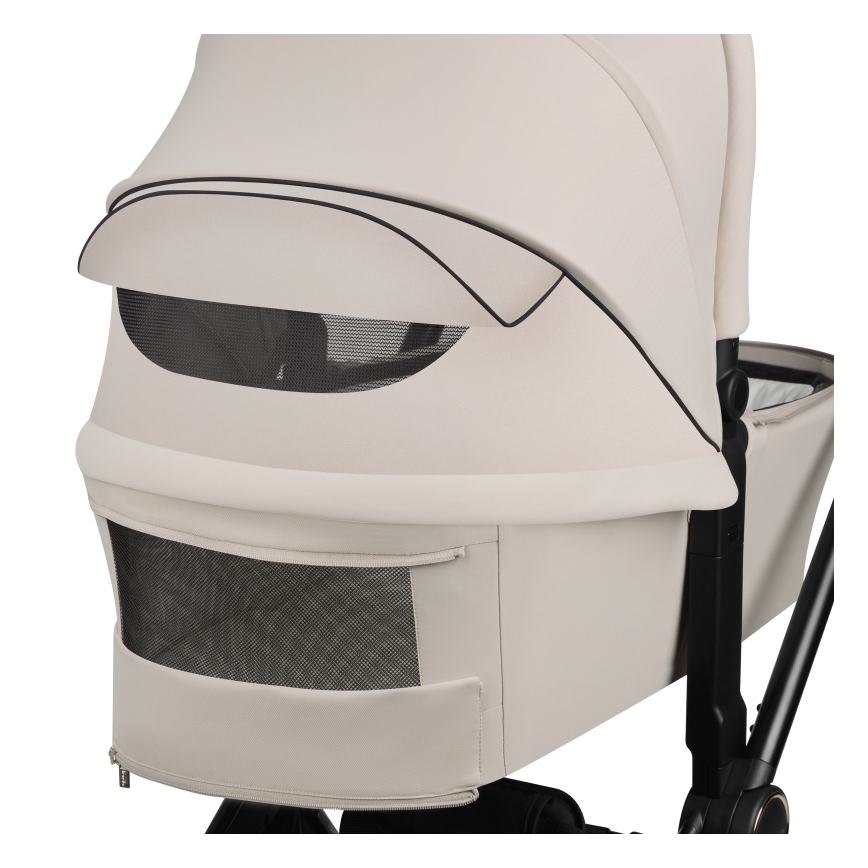 Lionelo - Kombi-Kinderwagen 2-in-1 MIKA PLUS Beige Sand