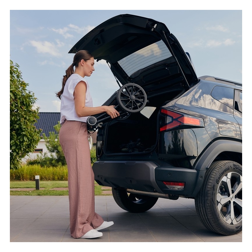 Lionelo - Kombi-Kinderwagen 2-in-1 MIKA PLUS Black Onyx