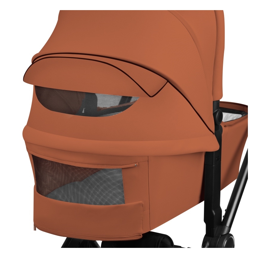 Lionelo - Kombi-Kinderwagen 2-in-1 MIKA PLUS Brown Rust