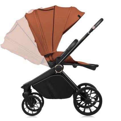 Lionelo - Kombi-Kinderwagen 2-in-1 MIKA PLUS Brown Rust