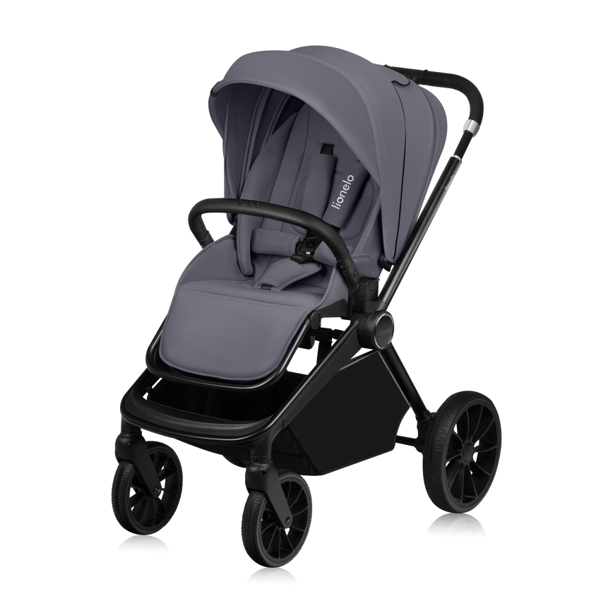 Lionelo - Kombi-Kinderwagen 2-in-1 MIKA PLUS Grey Stone