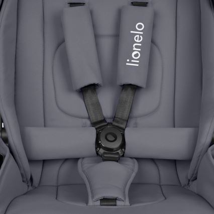 Lionelo - Kombi-Kinderwagen 2-in-1 MIKA PLUS Grey Stone