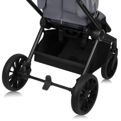 Lionelo - Kombi-Kinderwagen 2-in-1 MIKA PLUS Grey Stone