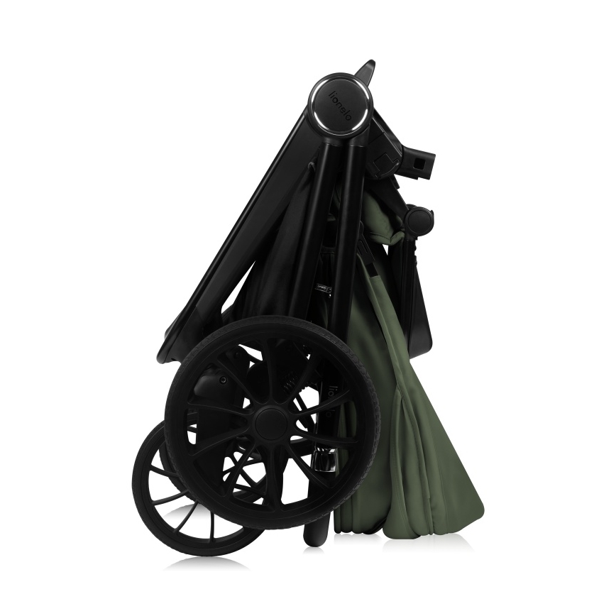 Lionelo - Kombi-Kinderwagen 2-in-1 MIKA PLUS Olivgrün