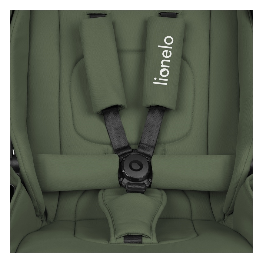 Lionelo - Kombi-Kinderwagen 2-in-1 MIKA PLUS Olivgrün