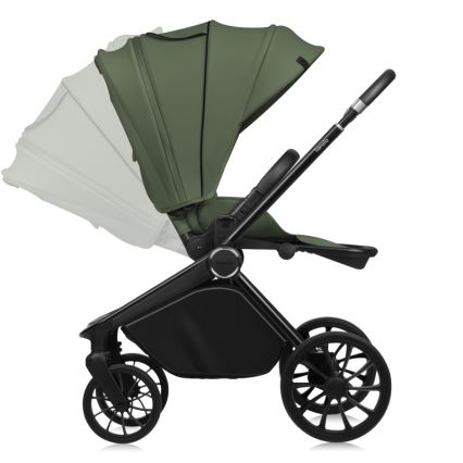 Lionelo - Kombi-Kinderwagen 2-in-1 MIKA PLUS Olivgrün