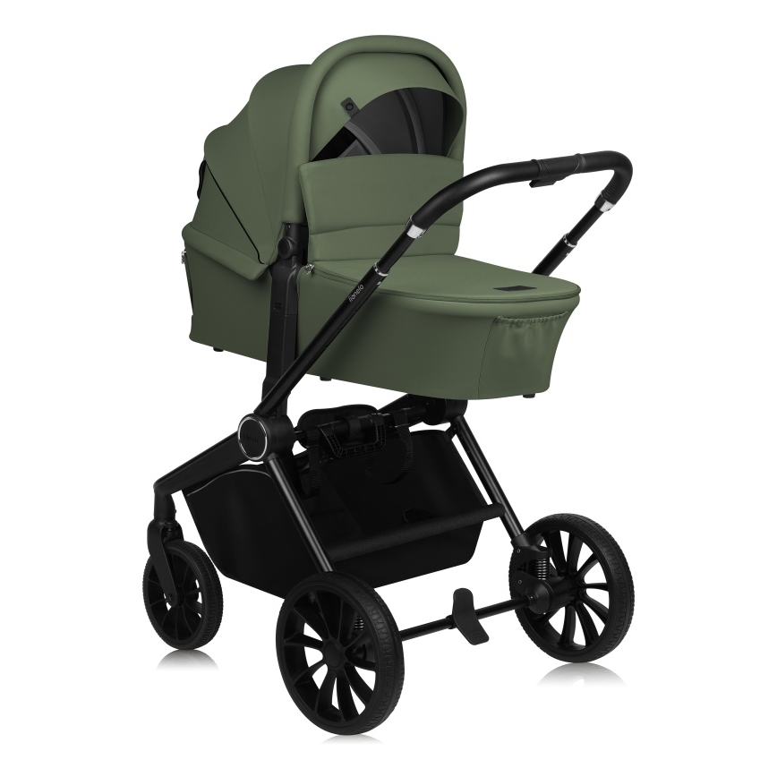 Lionelo - Kombi-Kinderwagen 2-in-1 MIKA PLUS Olivgrün