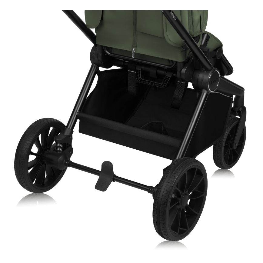 Lionelo - Kombi-Kinderwagen 2-in-1 MIKA PLUS Olivgrün