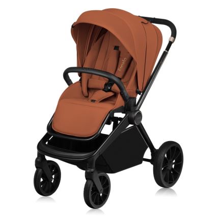 Lionelo - Kombi-Kinderwagen 2-in-1 MIKA PLUS Rostbraun