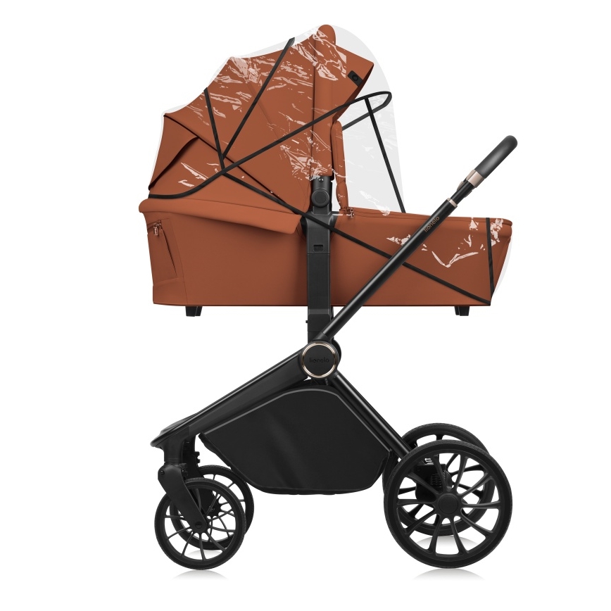 Lionelo - Kombi-Kinderwagen 2-in-1 MIKA PLUS Rostbraun