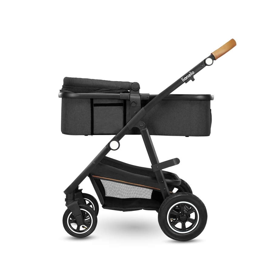 Lionelo - Kombi-Kinderwagen 3-in-1 AMBER Grau Graphit