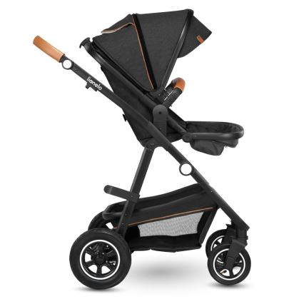 Lionelo - Kombi-Kinderwagen 3-in-1 AMBER Grau Graphit