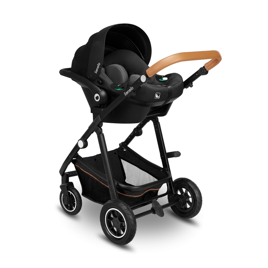Lionelo - Kombi-Kinderwagen 3-in-1 AMBER Grau Graphit