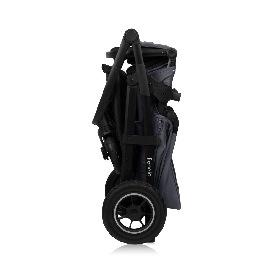 Lionelo - Kombi-Kinderwagen 3-in-1 AMBER PLUS Grau Graphit