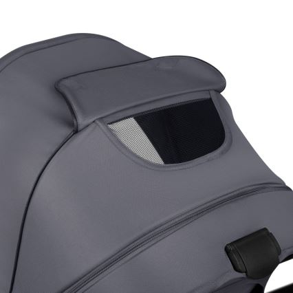 Lionelo - Kombi-Kinderwagen 3-in-1 AMBER PLUS Grau Graphit